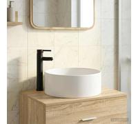 Lavabo de salle de bain avec robinet et évacuation Céramique Équipement vidaXL v