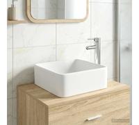 Lavabo de salle de bain avec robinet et évacuation Céramique vidaXL vidaXL