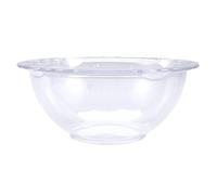 Lavabo de Salle de Bain Transparent à Bord Dentelé, Petit Modèle