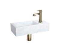 Lavabo Differnz Blanc Marbre H21xl36xL46cm