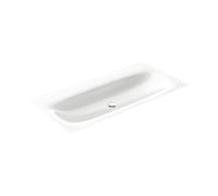Lavabo double encastré Keuco Edition 11 Art 32590511202 blanc , 120,6x0,4x49,3cm, 2x1 trou pour robinet