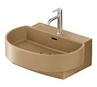Lavabo Duravit Balcon 241160AM00 60 x 48 cm, argile terra mat, avec trou pour robinetterie, trop-plein, plage pour trou pour robinetterie