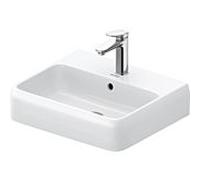 Duravit Lavabo Qatego 2382500000, 50 x 42 cm, blanc brillant, 1 trou pour robinetterie, trop-plein
