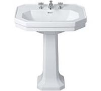 Lavabo Duravit Série 1930 0438700000 avec trop-plein, 1 trou pour robinetterie, blanc