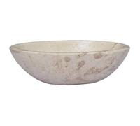 Lavabo en Marbre - - Crème - 53x40x15 cm - A poser - Intérieur