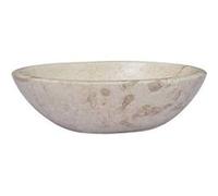 Lavabo en Marbre - - Crème - 53x40x15 cm - A poser - Intérieur