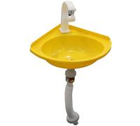 Lavabo En Plastique Coloré, Petit Lavabo D'Angle, éVier Mural En Plastique, Mini Lavabo, Lavabo Camping-Car, éVier Pour Jardin, Camping, Cave