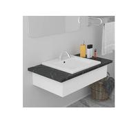 Lavabo encastré 42 x 39 x 18 cm Céramique Blanc