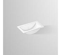 Lavabo encastré Alape EB R585 2201100000 585 x 347 mm, blanc, avec trou de robinetterie, sans trop-plein