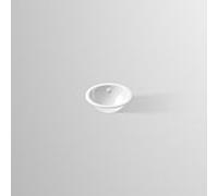 Lavabo encastré Alape EBK325 2000200000 Ø 32,5 cm, blanc, sans perçage pour robinetterie, avec trop-plein