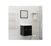 Lavabo encastré avec robinet 42x39x18 cm céramique blanc