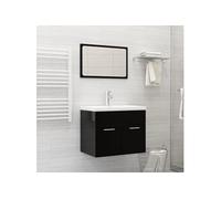 vidaXL Lavabo encastré 61x39x18 cm céramique blanc avec robinet