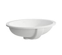 Laufen Savoy lavabo 50x41 cm ovale sous plan blanc H8189437571551