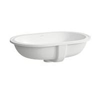 Laufen Savoy lavabo 51x31 cm ovale sous plan blanc H8189467571091