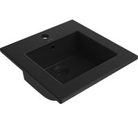 Lavabo encastré Mexen Atena 41 x 41 cm, noir mat - 25014170