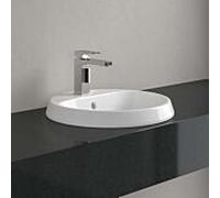 Lavabo encastré Villeroy & Boch Architectura 5A654601 450 x 450 x 170 mm, Blanc alpin, sans trop-plein, dessous non émaillé