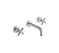 LAVABO EXECUTIVE MURAL 3 TROUS SPECIAL CHROME + Vidage Up&Down - CRISTINA ONDYNA EVB1451