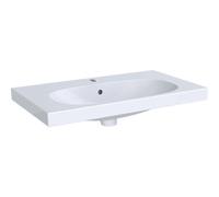 Lavabo Geberit Acanto, avec plateau, 1 trou de robinetterie, avec trop-plein,...
