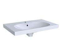 Lavabo Geberit Acanto avec trou de robinet avec trop-plein 75x48.2x16.8cm blanc 500622012 500.622.01.2