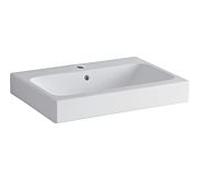 Lavabo Geberit iCon 124060600 blanc avec KeraTect, , avec trou pour robinetterie et trop-plein