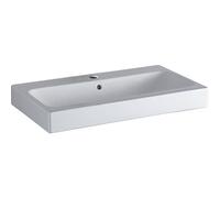 Lavabo Geberit Icon 75x48.5x15.5cm 1 vasque 1 trou de robinet Centre avec trop-plein Céramique Blanc brillant 124075000