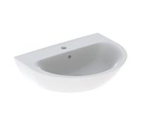 Lavabo Geberit Renova 65x50cm avec trop-plein et trou de robinetterie Blanc - GEBERIT 500.372.01.1