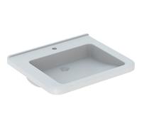Lavabo Geberit Renova Comfort Square adapté PMR 65x55cm ss trop-plein Blc - GEBERIT 128667000