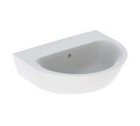 Lavabo Geberit Renova, sans trou de robinetterie, avec trop-plein, largeur : ...