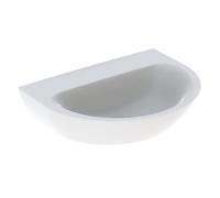 Lavabo Geberit Renova, sans trou de robinetterie, sans trop-plein, largeur : ...