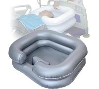 Lavabo Gonflable Portable Pour Chevet,Bac Lavage Cheveux Domicile Avec Pompe À Air,Bac À Shampoing,Lave-Tête Domicile Pour Personnes Âgées Enfants Femmes Enceintes,Soins Au Chevet Du Patient B