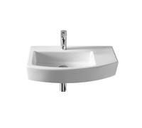 Lavabo Hall Blanc rebord à droite de 65 cm en porcelaine - ROCA A327620000