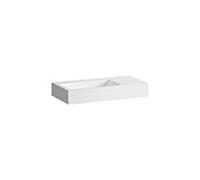 Lavabo Laufen CLASSICS H510CL60001111 800 x 405 x 135 mm, avec plage de robinetterie, percé pour robinetterie, centré, sans trop-plein, blanc