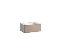 Lavabo Laufen FOLIO H580FO35221111 804 x 500 x 350 mm, avec plage de robinetterie, un trou de robinetterie centré, sans trop-plein, coloris : Moonstone