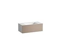 Lavabo Laufen FOLIO H580FO45221111 1004 x 500 x 350 mm, avec plage de robinetterie, un trou de robinetterie centré, sans trop-plein, coloris : Moonstone