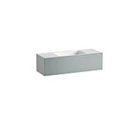 Lavabo Laufen FOLIO H580FO55211121 1254 x 450 x 350 mm, sans plage de robinetterie, sans perçage pour robinetterie, sans trop-plein, coloris : Gris fossile