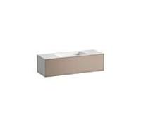 Lavabo Laufen FOLIO H580FO55221121 1254 x 450 x 350 mm, sans plage de robinetterie, sans perçage pour robinetterie, sans trop-plein, coloris : Moonstone