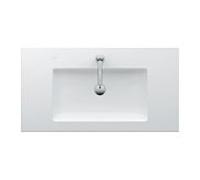 Lavabo LAUFEN Living Square 8164340001081 90 x 48 cm, à encastrer, avec trop-plein, 3 trous pour robinetterie