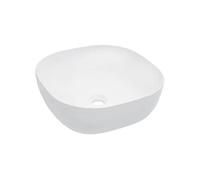 vidaXL Lavabo 42,5x42,5x14,5 cm Céramique Blanc