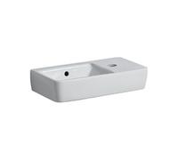 Geberit Lavabo Renova Compact 276250000 50x25 cm, étagère, trou à droite, blanc