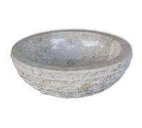 Lavabo marbre diamètre 40 cm crème 02_0002837