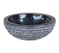 Lavabo marbre diamètre 40 cm noir 02_0002836 Noir