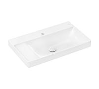 Lavabo Meuble Hansgrohe Xelu Q 1 trou Tablette à gauche SmartClean 800x480x80 mm Blanc