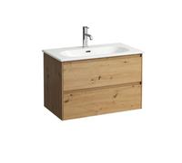 Laufen Lua Set Lani Set complet, lavabo incl. meuble sous-lavabo, 800x515x440mm, H860087, Coloris: ChÃÂªne sauvage - H8600872671041