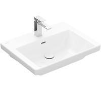 Villeroy und Boch Subway 3. 1930 vasque 4A706GRW 60x47cm, face inférieure rectifiée, avec 2000 / avec trop-plein, blanc pierre C-plus