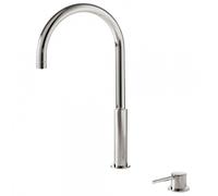 Lavabo mitigeur haut sur gorge Acier STUDY - TRES 26110502AC
