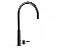 Lavabo mitigeur haut sur gorge Noir Métallisé STUDY - TRES 26110502KM