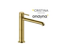 Lavabo mitigeur medium avec vidage up&down phi or brosse - CRISTINA ONDYNA PH22796P