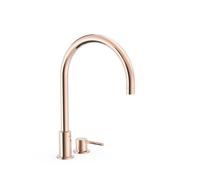 Lavabo mitigeur sur gorge Or Rose 24K STUDY - TRES 26110501OP