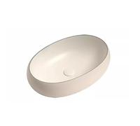 Lavabo moderne en céramique émaillée mate pour salle de bain, balcon ou salle d'eau