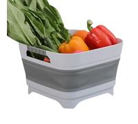 Lavabo pliable - Bassine à vaisselle portable, évier multifonction | Base antidérapante légère et ergonomique avec poignée ergonomique pour cuisine, salle de bain, linge, voyage, camping, extérieur